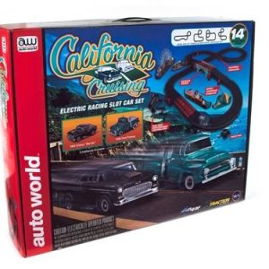 Autoworld 1/64 (HO/00)Scale California Pacific Coast Slot Car Set