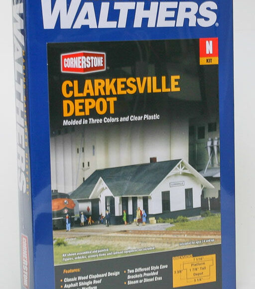933-3240  -  Clarkesville Depot Kit - N Scale main image 0