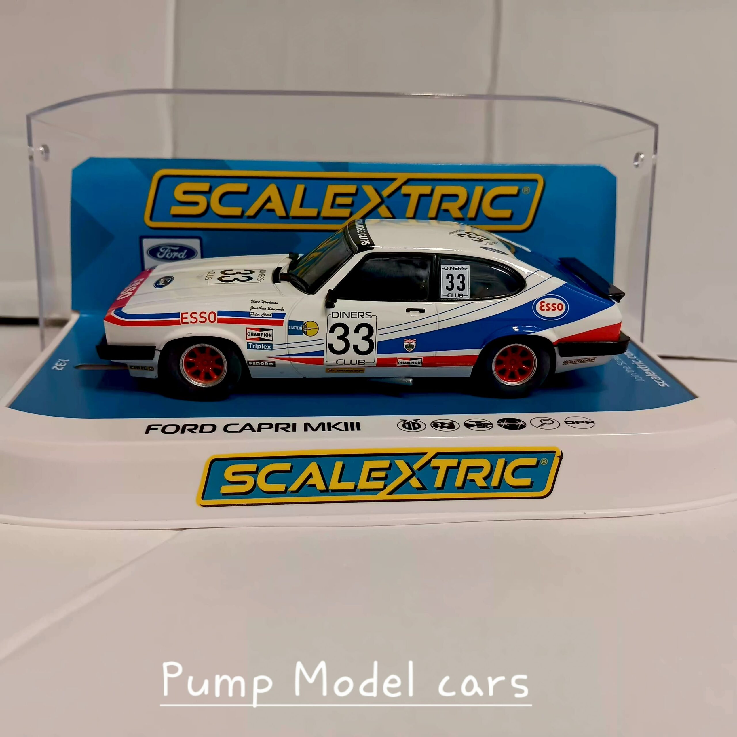 Scalextric c4222 Ford Capri MK3 Spa 24hrs 1981 Woodman/ Buncombe/ Clark